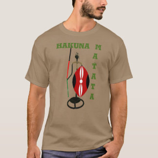 Plantilla de camiseta básica oscura Kenya Mara Saf