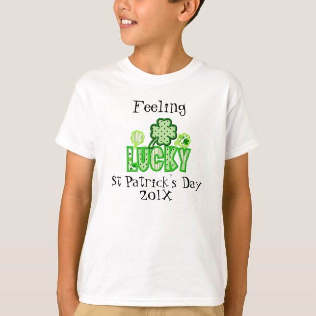Plantilla de camiseta con fecha de fecha para el D (Anverso)