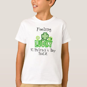 Plantilla de camiseta con fecha fechada del día d