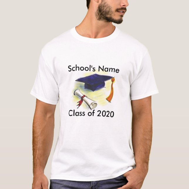 Plantilla de camiseta de graduación (Anverso)
