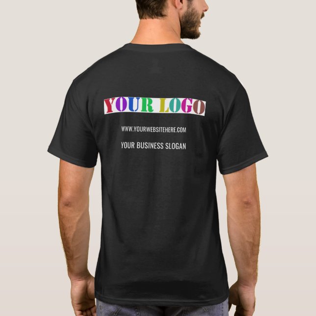 Plantilla de camiseta de texto para Personalizado  (Reverso)