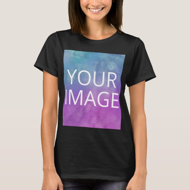 Plantilla de camiseta personalizable – Agrega tu i (Anverso)
