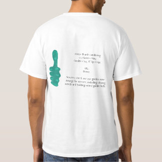 Plantilla de camisetas de negocios de jardinería v
