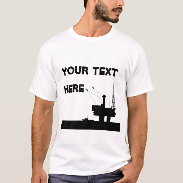 Plantilla de camisetas para los hombres de aceite  (Anverso)