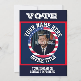 Plantilla de campaña política personalizado