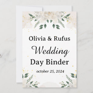 Plantilla de carpeta de día de boda Imprimible Bod
