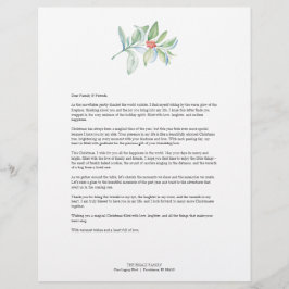 Plantilla de cartas navideñas navideñas festivas