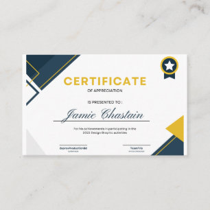 Plantilla de certificado