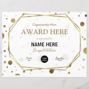 Plantilla de certificado