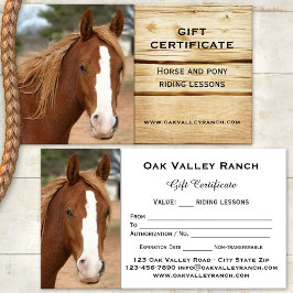 Plantilla de certificado de regalo de clases de eq