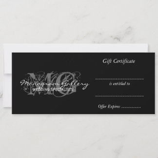 Plantilla de certificado de regalo de empresa con