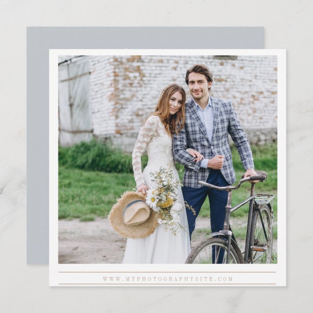 Plantilla de certificado de regalo de fotografía (Anverso / Reverso)