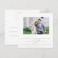 Plantilla de certificado de regalo de fotografía