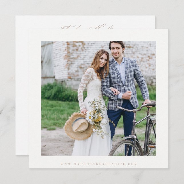 Plantilla de certificado de regalo de fotografía (Anverso / Reverso)