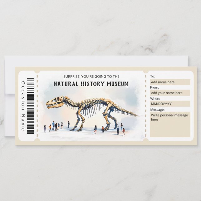 Plantilla de certificado de regalo del Museo de Hi (Anverso)