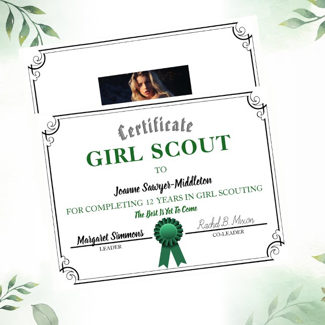 Plantilla de certificado de servicio de exploració (Subido por el creador)