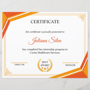 Plantilla de certificado multipropósito