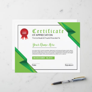 Plantilla de certificado - Profesional y Personali
