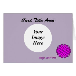 Plantilla de cinta de flores moradas por Kenneth Y