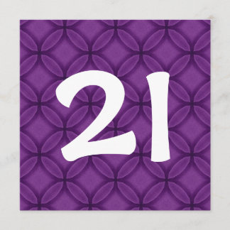 Plantilla de Círculos Púrpura W1060 de 21º Fiesta 