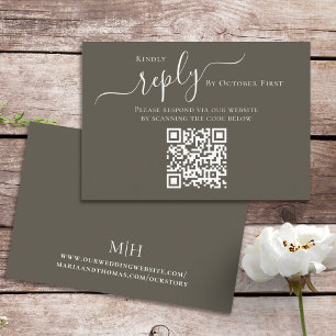 Plantilla de código QR de respuesta de Boda de scr
