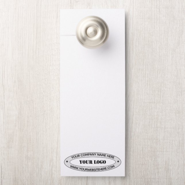 Plantilla de colgador de puerta de personalizado y (En pomo)