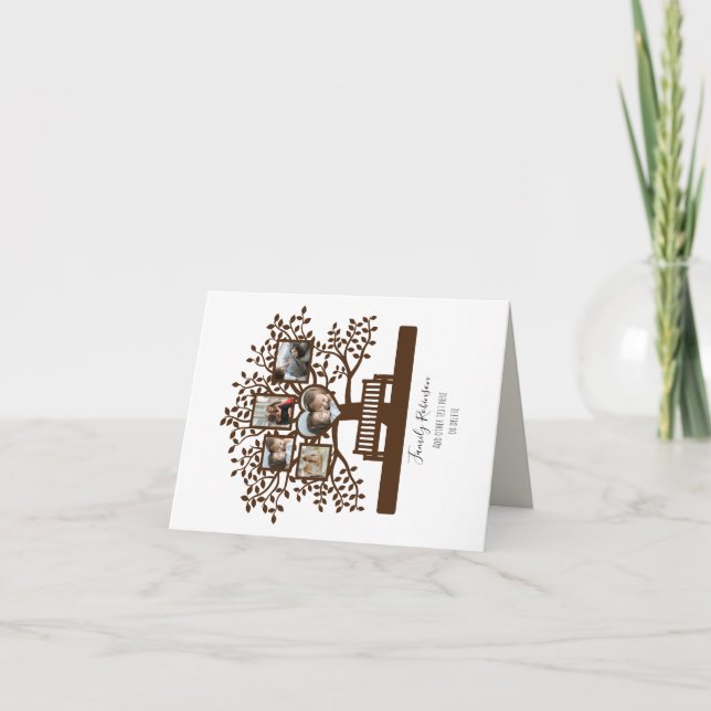 Plantilla de Collage de fotos de árbol familiar pe (Anverso)