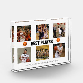 Plantilla de collage de fotos de baloncesto Bloque