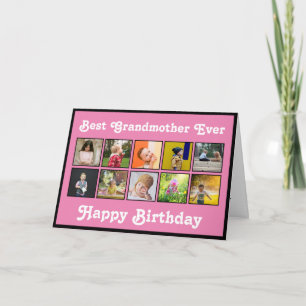 Plantilla de Collage de fotos de cumpleaños de la 