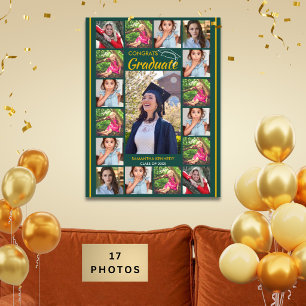 Plantilla de collage de fotos de graduación modern