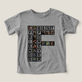 Plantilla de Collage de fotos de los mejores amigo