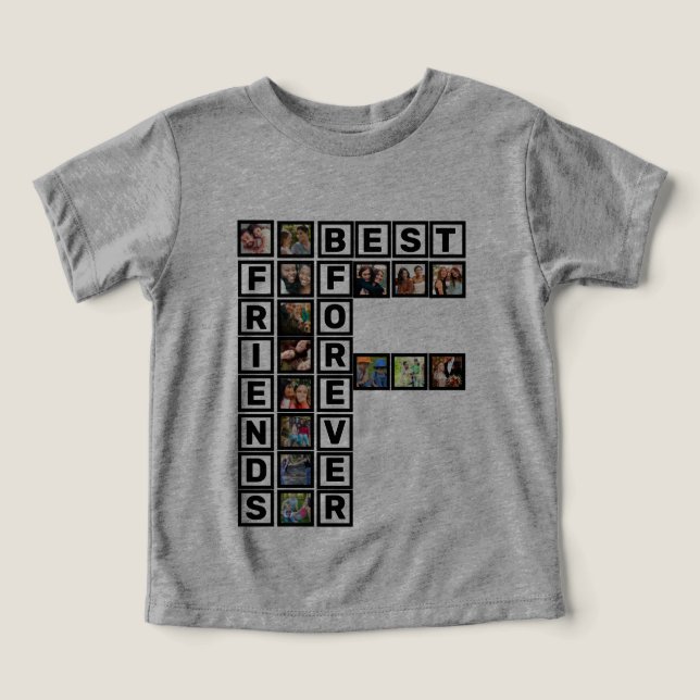 Plantilla de Collage de fotos de los mejores amigo (Diseño delantero )