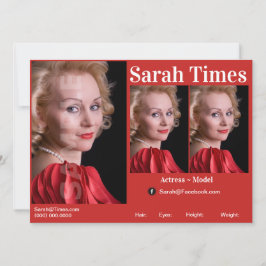 Plantilla de Comp de Captura de Cabeza de Actor y 