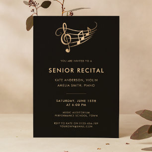 Plantilla de Concierto de Música Recital Superior