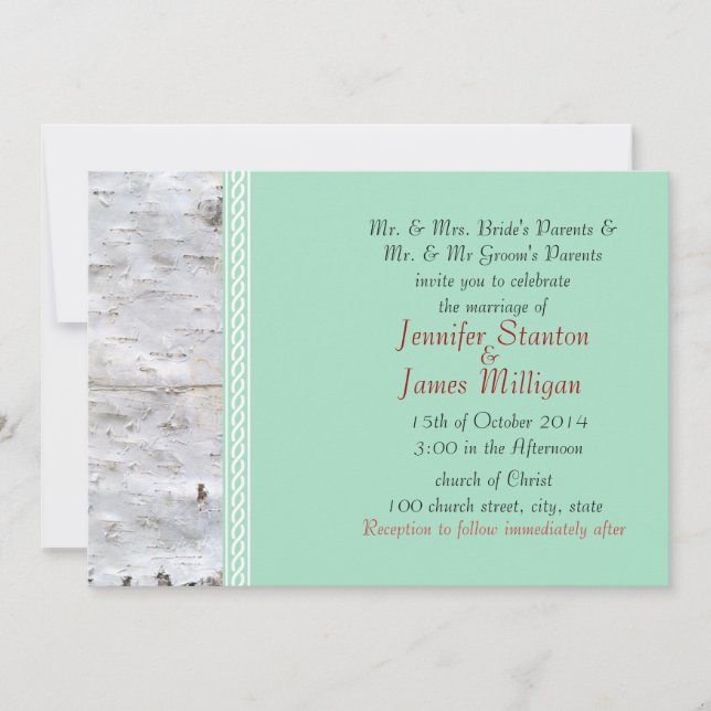 plantilla de corteza de Birch (Anverso)