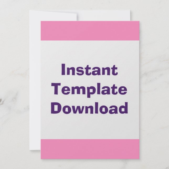 Plantilla de descarga instantánea de tarjeta boda (Anverso)