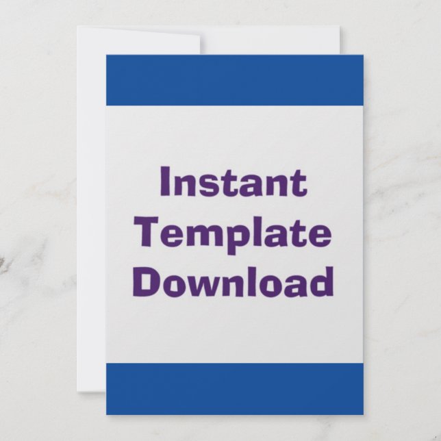Plantilla de descarga instantánea de tarjeta boda (Anverso)