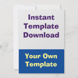 Plantilla de descarga instantánea de tarjeta boda