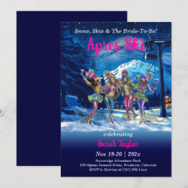Plantilla de Despedida de Soltera Après Ski Editab