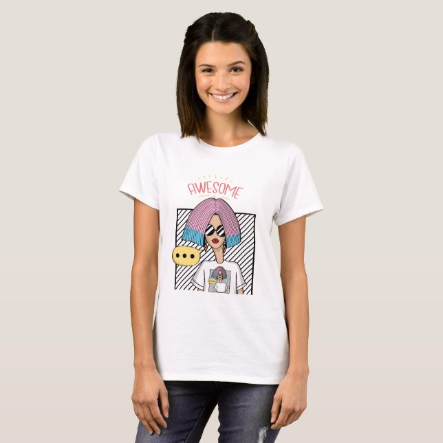 Plantilla de diseño de camiseta (Anverso completo)