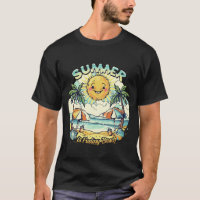 plantilla de diseño de camisetas de playa para ver