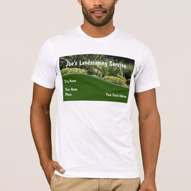 Plantilla de diseño de camisetas de servicio de pa (Anverso)