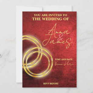 PLANTILLA DE DISEÑO DE INVITACIÓN DE BODA