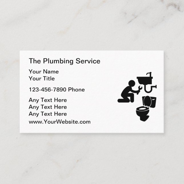 Plantilla de diseño de tarjetas de empresa simple  (Anverso)