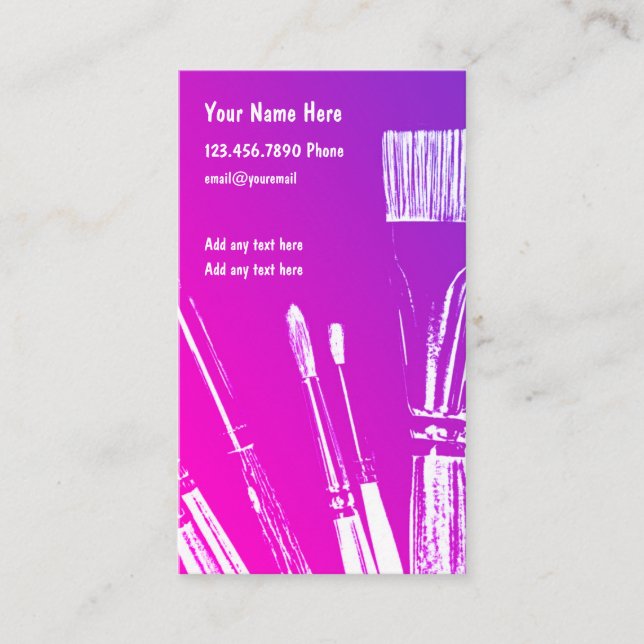 Plantilla de diseño de tarjetas de presentación de (Anverso)