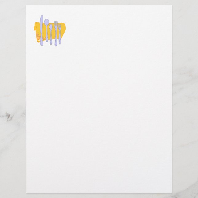 Plantilla de diseño de vajilla para cocinar (Anverso)