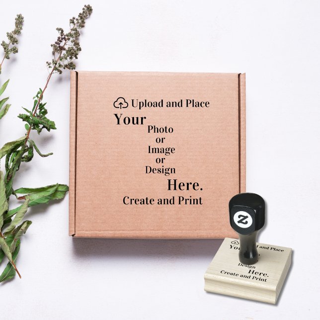 Plantilla de diseño personalizado de sello de goma (Custom Design Template Rubber Stamp)