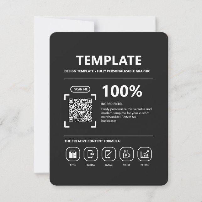 Plantilla de diseño personalizado | Totalmente per (Anverso)