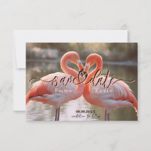 Plantilla de Elegante Flamingo de Amor para Anunci