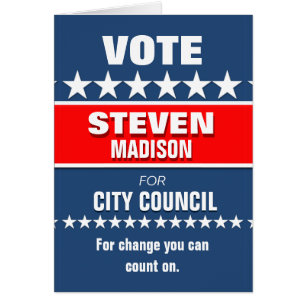 Plantilla de encargo de la campaña política